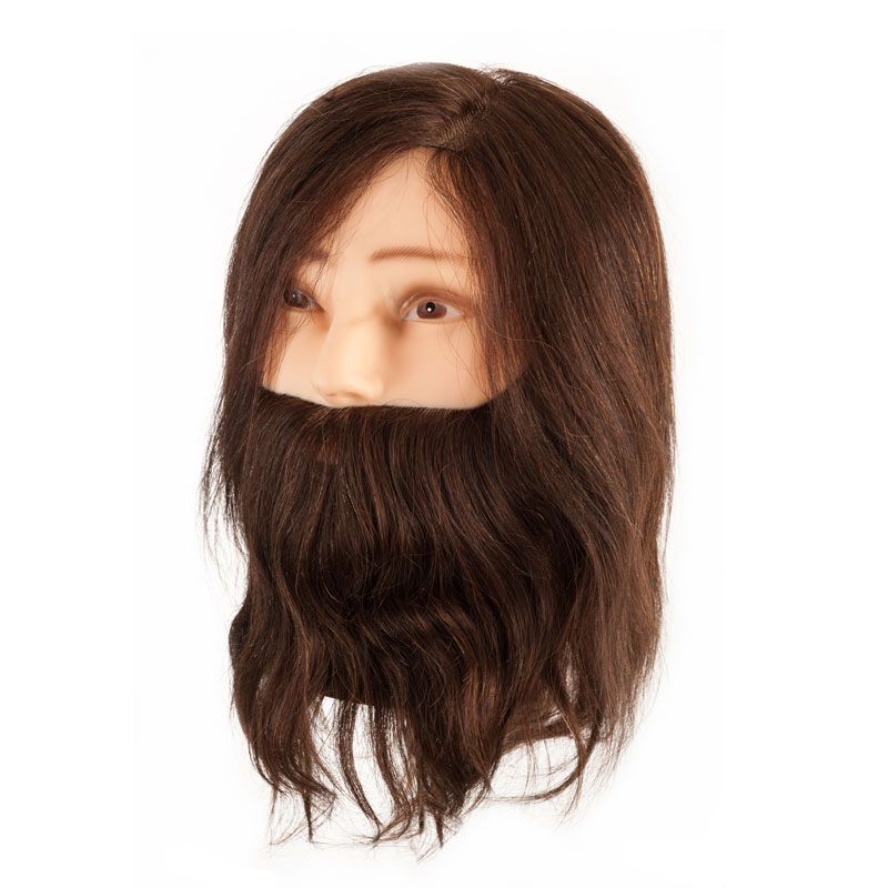 Tete apprentissage homme barbe 20/25cm